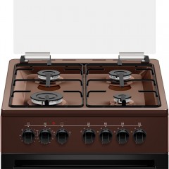 Плита газоелектрична коричнева Grunhelm AG6612BR-0