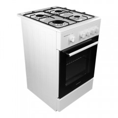 Плита газова біла Grunhelm G4F5600W