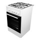 Плита газова біла Grunhelm G4F5600W
