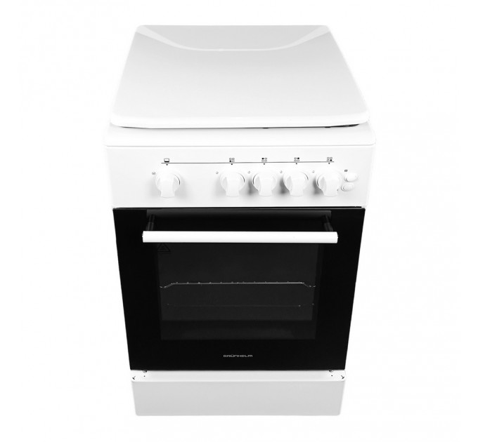 Плита газова біла Grunhelm G4FM5611W