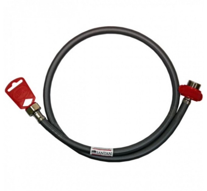 Шланг для води гайка-штуцер 80см SANTAN антикорозiя