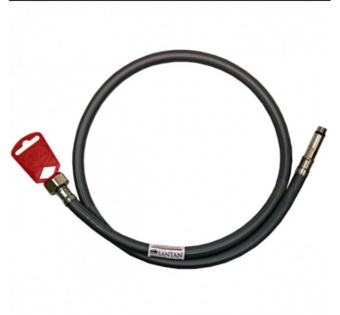 Шланг для води SANTAN антикорозія M10х1/2 60см довгий штуцер