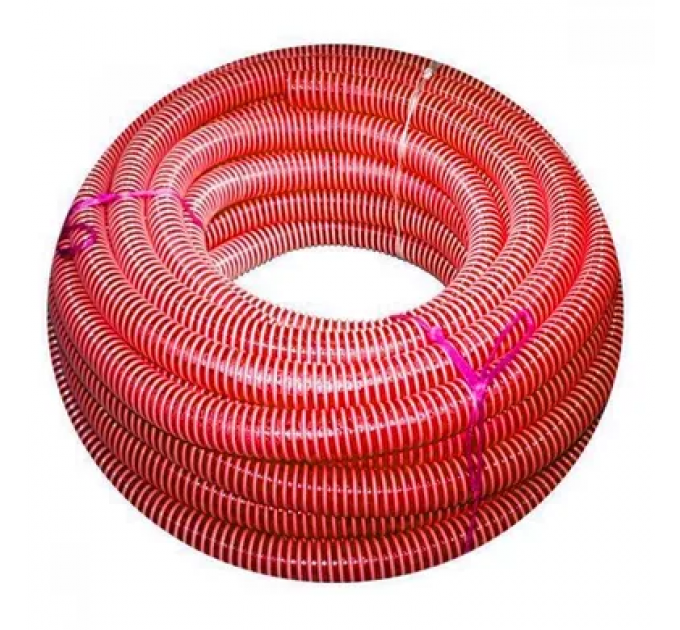 Гофрошланг спіральний гофрований AvciFlex Напірний 2 (50мм) 25 м (червоний)