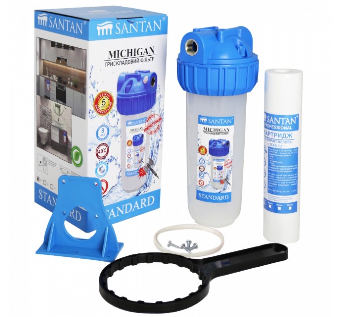 Фільтр Корпус+сітка, кріплення і ключ ST Michigan 3PS, 1