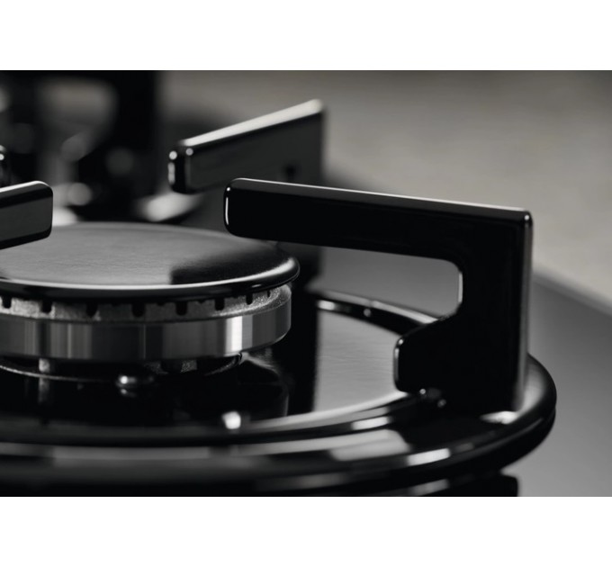 Варочная поверхность Electrolux газ на стекле, 60см, черный