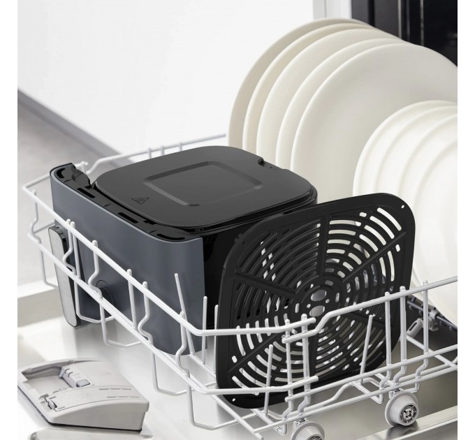 Мультипіч Tefal Easy Fry Mega, 1700Вт, чаша-7.5л, сенсорне керув., 8 програм, пластик, темно-сірий