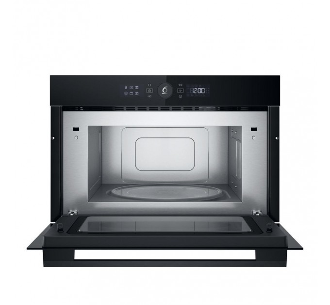 Мікрохвильова піч Whirlpool вбудована, 31л, електронне упр., 1000Вт, гриль, дисплей, чорний