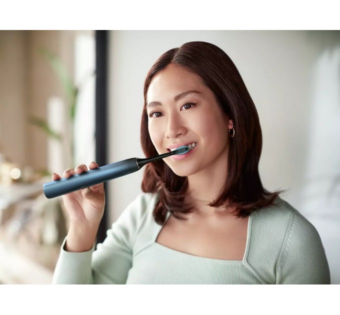 Щетка зубная электр. Philips Sonicare DiamondClean 9000 Series, 62т. колеб/мин, насадок-1, футляр, Bluetooth, черный