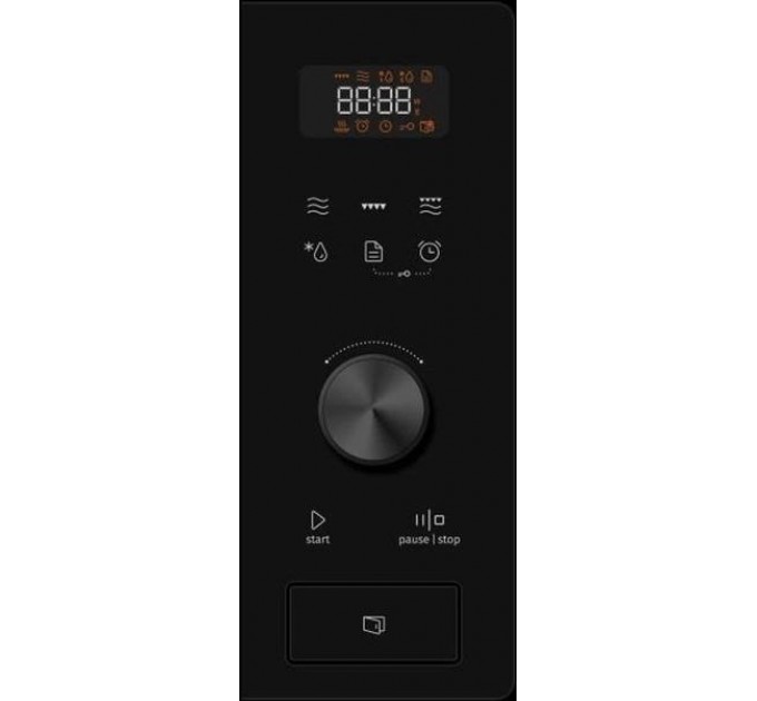 Мікрохвильова піч Gorenje вбудовувана, 20л, електр. управл., 800Вт, гриль, дисплей, чорний