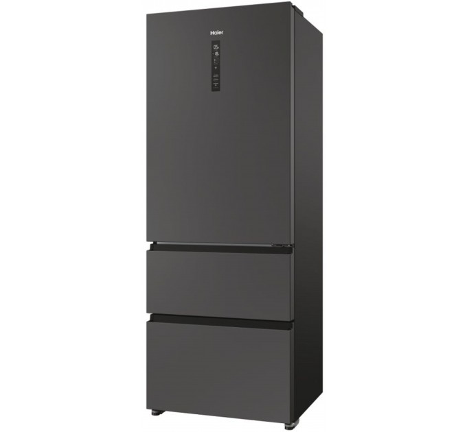 Холодильник Haier многодверный, 190.5x70х64.8, холод.отд.-354л, мороз.отд.-174л, 3дв., А+, NF, инв., дисплей, зона нулевая, черный