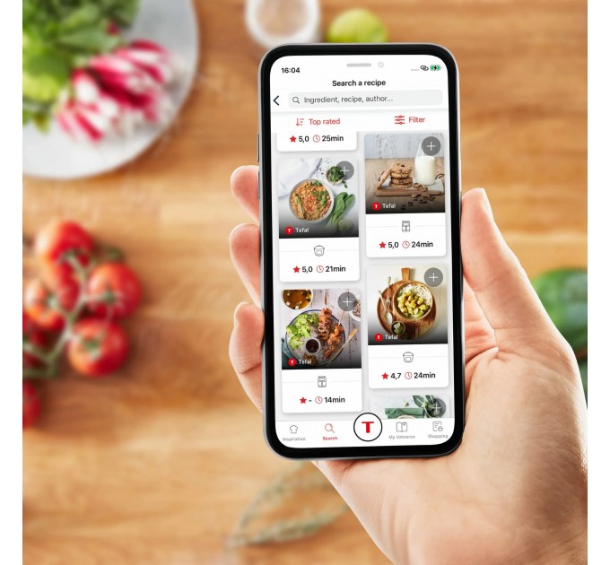 Мультипіч Tefal Easy Fry Mega, 1700Вт, чаша-7.5л, сенсорне керув., 8 програм, пластик, темно-сірий