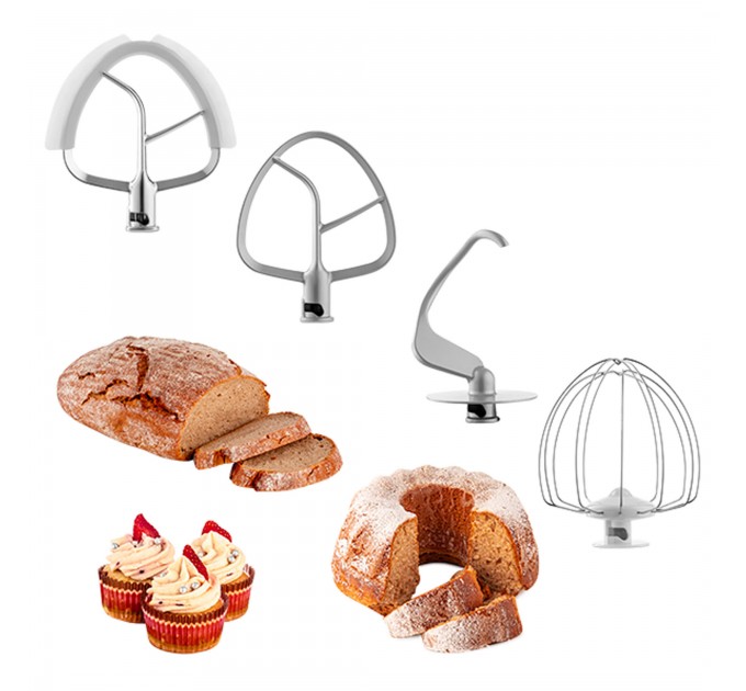 Кухонна машина Sencor Paul 1 1700Вт, чаша-метал, корпус-метал/пластик, насадок-20, метал