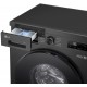 Стиральная машина LG фронтальная, 7кг, 1200, A+++, 44см, дисплей, пар, инвертор, черный