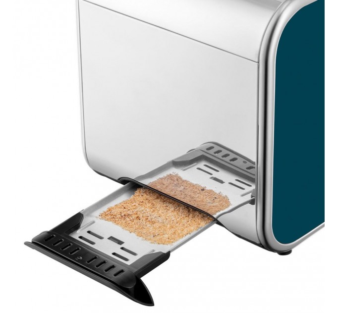 Russell Hobbs toaster Distinctions 2-Slice 1670Вт, подогрев, разморозка, пластик, синий