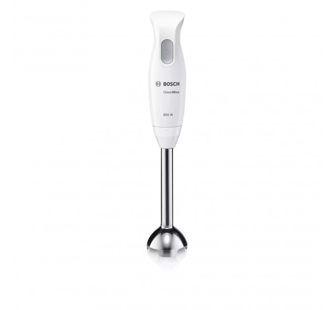 Блендер Bosch погружной 600Вт, измельчитель, венчик, белый