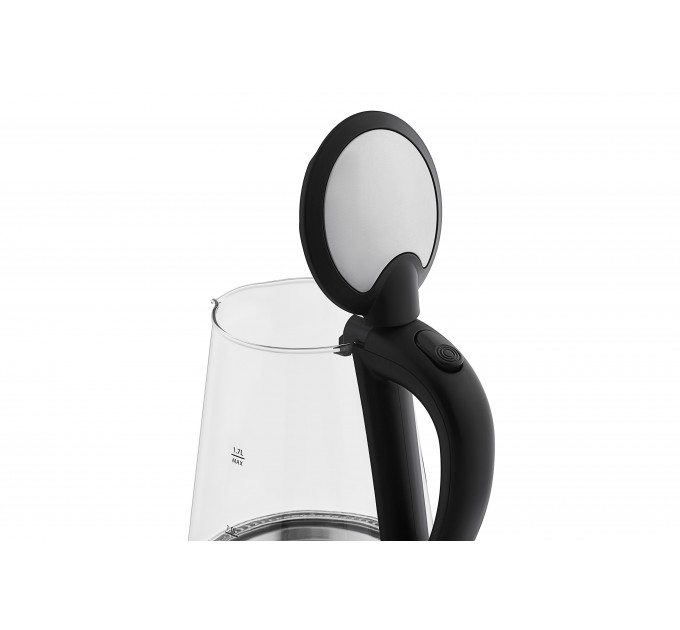 Электрочайник ARDESTO 1.7л, Strix, стекло, чёрный