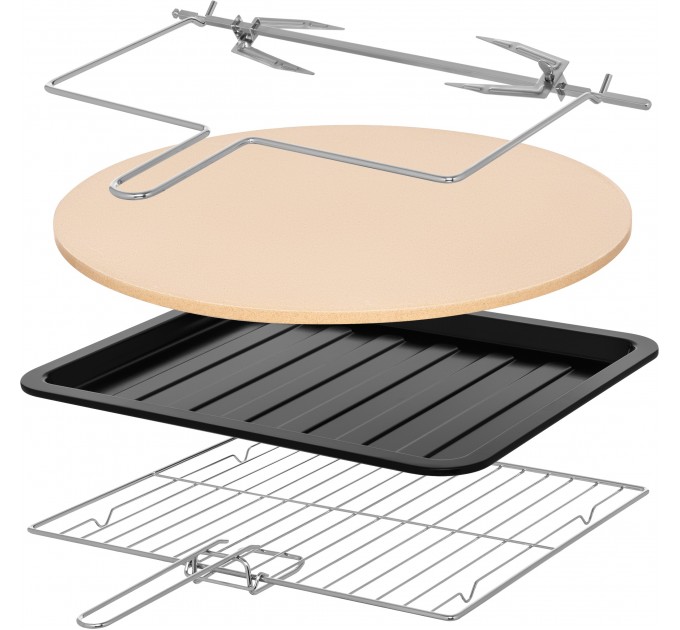 Печь электрическая Sencor SEO, 35л, 1700Вт, сенс., гриль, черная