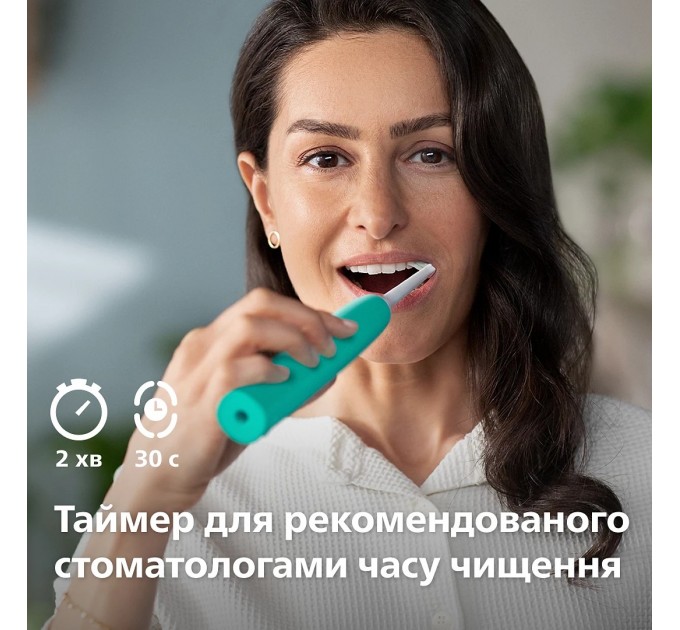 Щетка зубная электр. Philips Sonicare 4100 Series, 31т. колеб/мин, насадок-1, зеленый