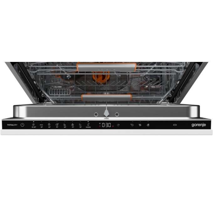 Посудомоечная машина Gorenje встраиваемая, 16компл., A+++, 60см, инвертор, Wi-Fi, AquaStop, сенсорное упр, 3 корзины, белый