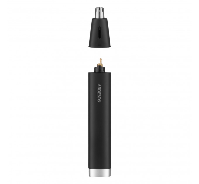 Триммер ARDESTO TR-PWP, для носа и ушей, сталь, USB-C > USB-A, черный