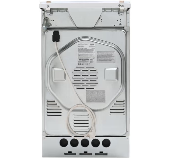 Плита Hansa комбинированная, 62л, 50x60см, конвекция, чугун, белый