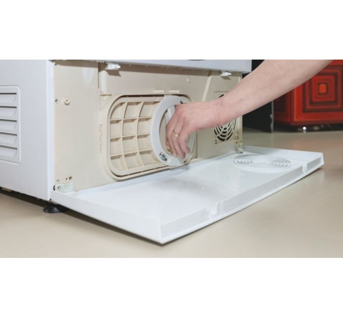 Сушильная машина Candy тепловой насос, 7кг, A++, 46,5см, дисплей, Wi-Fi + Bluetooth, люк серый, белый