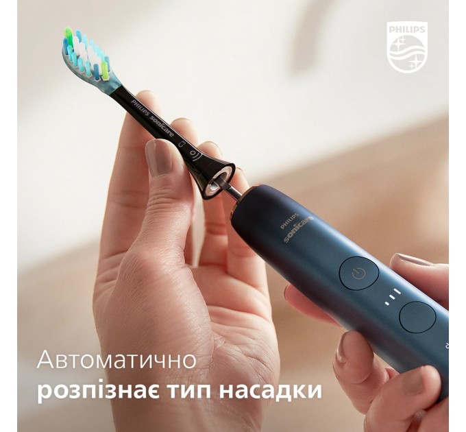 Щетка зубная электр. Philips Sonicare DiamondClean 9000 Series, 62т. колеб/мин, насадок-1, футляр, Bluetooth, черный