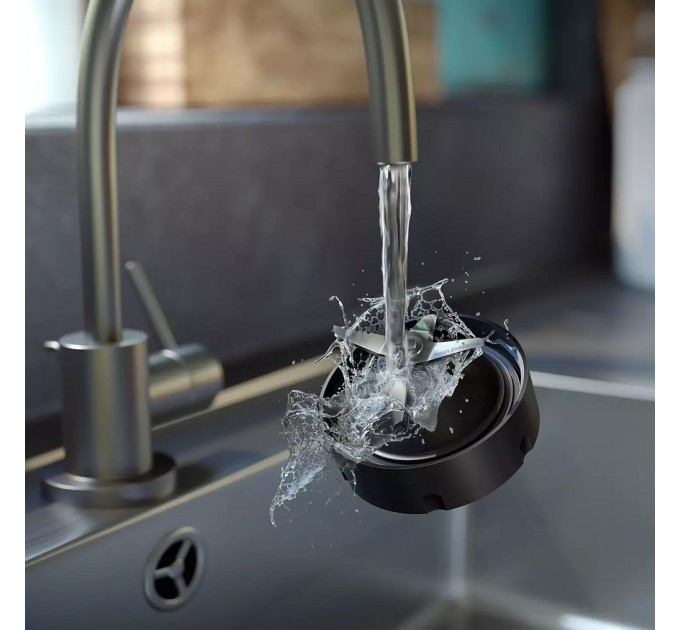 Блендер PHILIPS стационарный 1500Вт, чаша-2000мл, стекло, черный