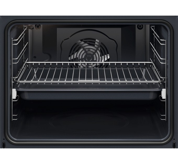 Духовой шкаф Electrolux электрический, 72л, A+, пар, дисплей, конвекция, телескопические направляющие, черный
