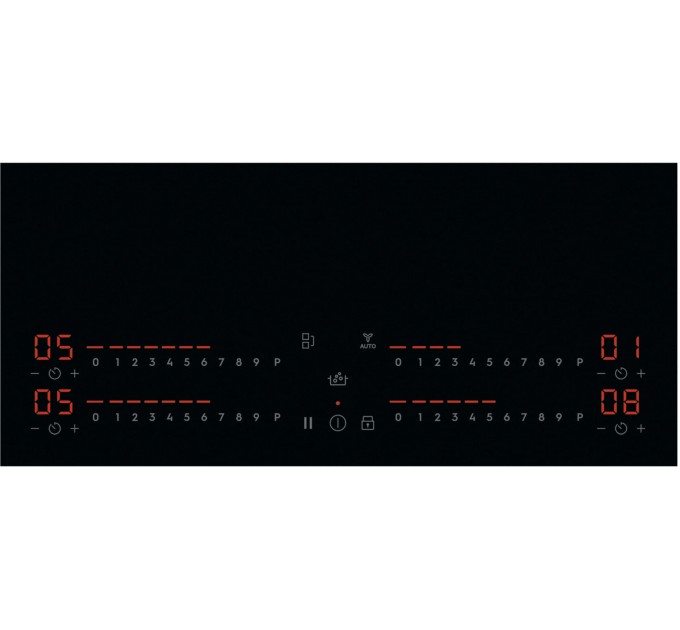 Варочная поверхность Electrolux индукционная, 60см, расширенная зона, датчик кипения, Hob2Hood, черный