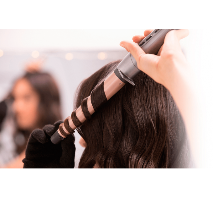 Плойка Remington Keratin Protect конусная , 48Вт, темп.режимов-5, D-19-28mm, 150-210С, керамика, серебристый