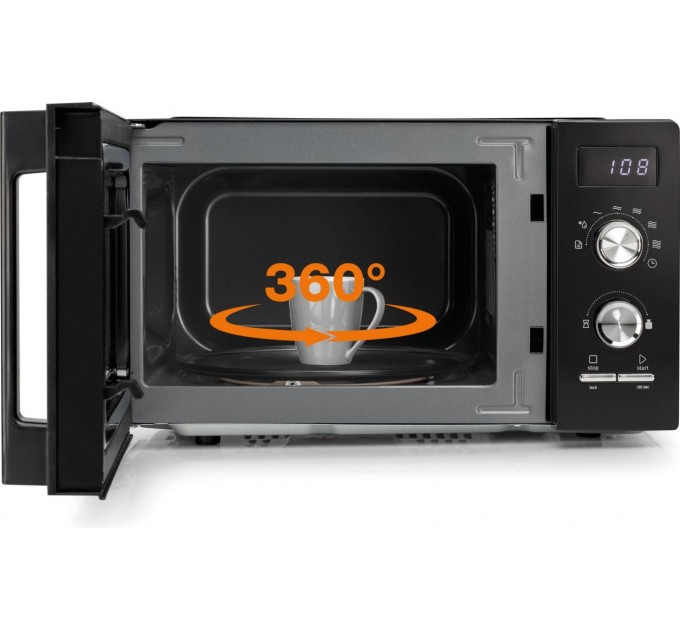 Микроволновая печь Gorenje, 20л, мех. управл., 800Вт, дисплей, черный