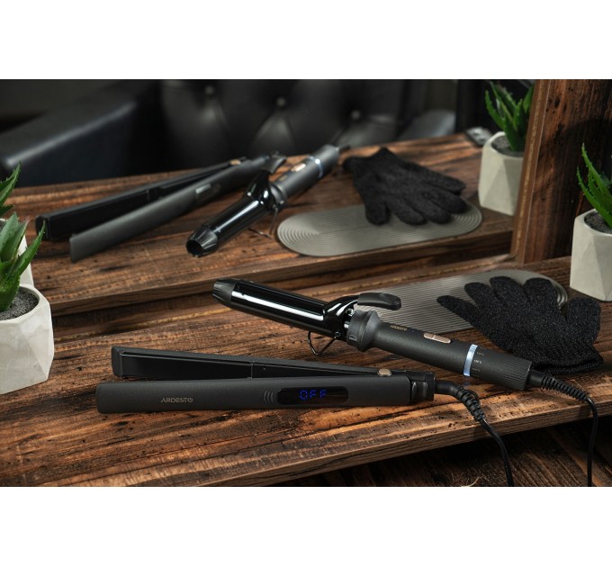 Выпрямитель ARDESTO HS-615D, 50Вт, 110-230C, дисплей, керамика, черный