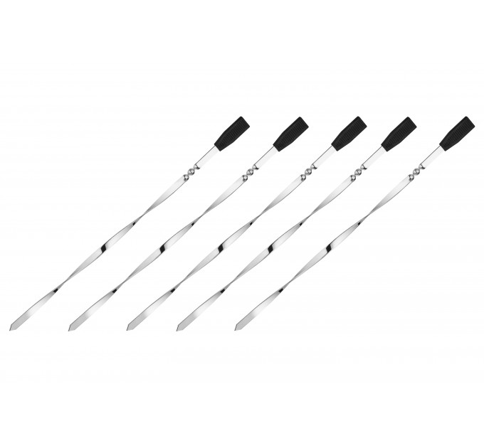 Електрошашличниця ARDESTO 900 Вт, 5 шампурів, обертання 360°, U-подібні нагрівачі, алюмін. кожух, нерж