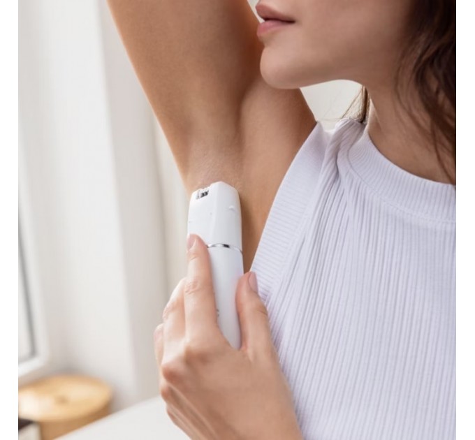 Епілятор Panasonic пінцетний, акумуляторний , пінцет.-60, волог.+сух., насадок-4, футляр , салатово-білий