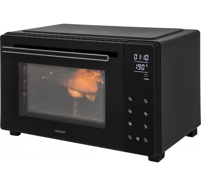 Печь электрическая Sencor SEO, 35л, 1700Вт, сенс., гриль, черная
