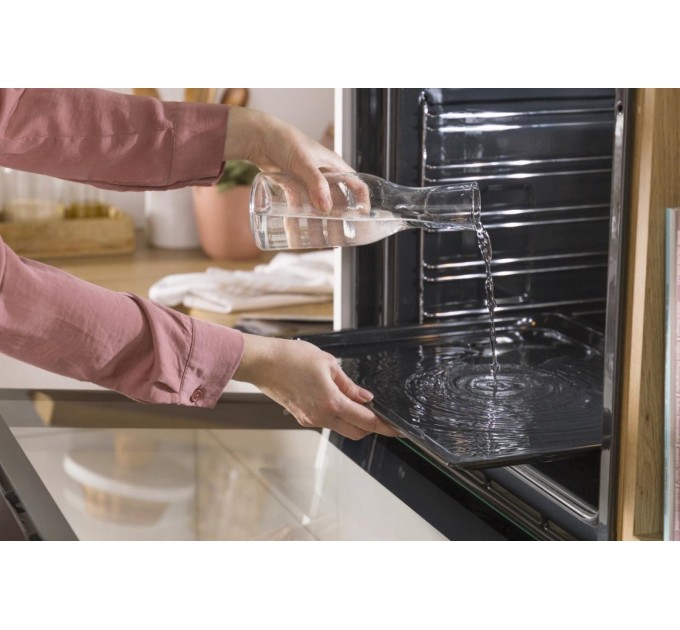 Духовой шкаф Gorenje электрический, 77л, A+, дисплей, макс.темп.- 300, IconLed, черный