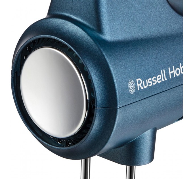 Міксер Russell Hobbs ручний Sapphire, 350Вт, насадки-4, турборежим, синій