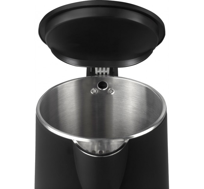 Электрочайник Gorenje, 1,5л, 2,200 Вт, корпус- нержав., Strix, матовый, черный