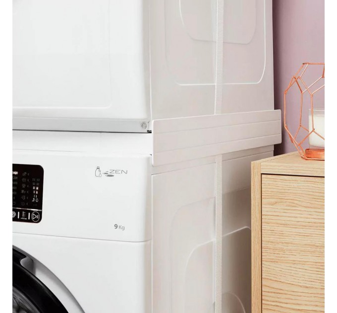 Комплект монтажный Whirlpool для соединения стиральной машины с сушильной машиной, 45-60см, белый