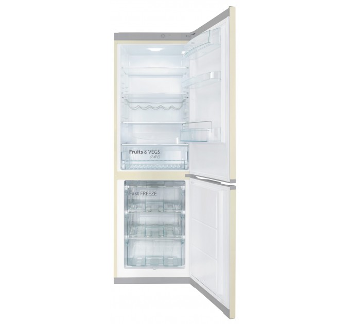 Холодильник Snaige с нижн. мороз., 185x60х65, холод.отд.-214л, мороз.отд.-88л, 2дв., A++, ST, бежевый