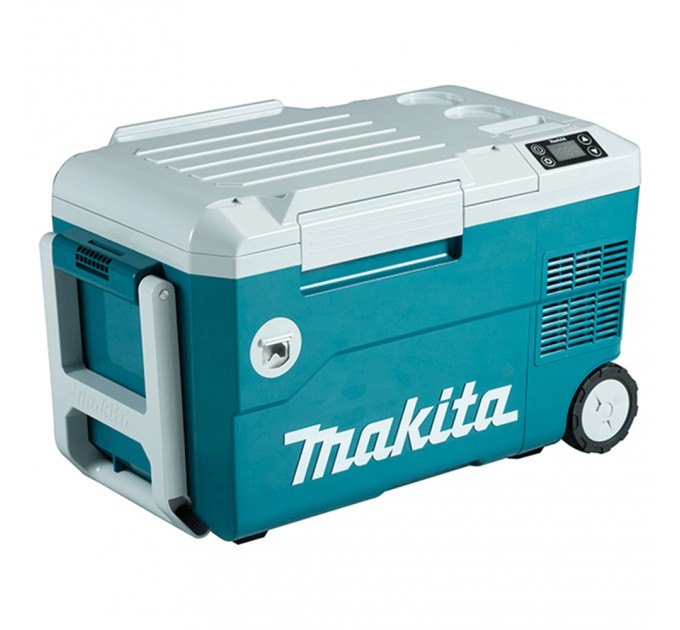 Холодильник аккумуляторный мобильный Makita DCW180Z, 220 / 12В /18В LXT, с функцией нагрева, -18°/+60°, 20л, 13кг