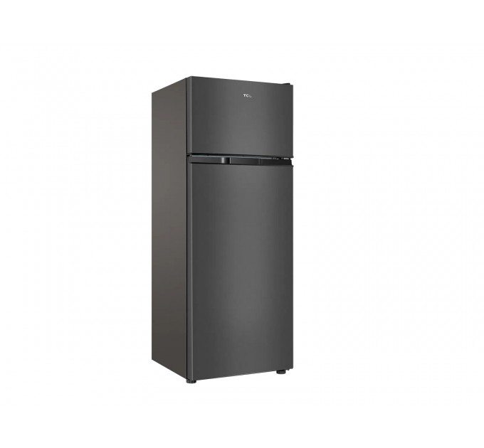 Холодильник TCL з верхн. мороз., 144x55х54.5, холод.відд.-167л, мороз.відд.-40л, 2дв., A++, ST, нерж