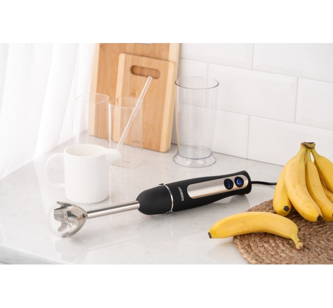 Блендер ARDESTO заглибний 800Вт, чаша-600мл, чорно-сріблястий