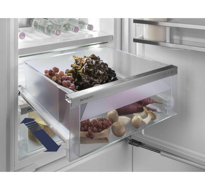 Холодильник Liebherr вбудований SBS, 177x111.8х54.6, холод.відд.-291л, мороз.відд.-209л, 2дв., F, NF, диспл внутр., білий