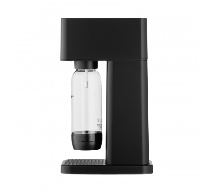 Сифон для газування води ARDESTO, підключення балону- різьба, пляшка 1л, кнопка, чорний