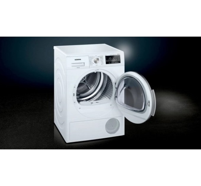 Сушильная машина Siemens тепловой насос, 8кг, A++, 60см, дисплей, белый