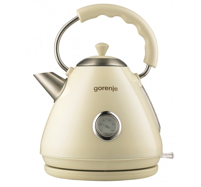 Электрочайник Gorenje 1.7л, пластик, бежевый