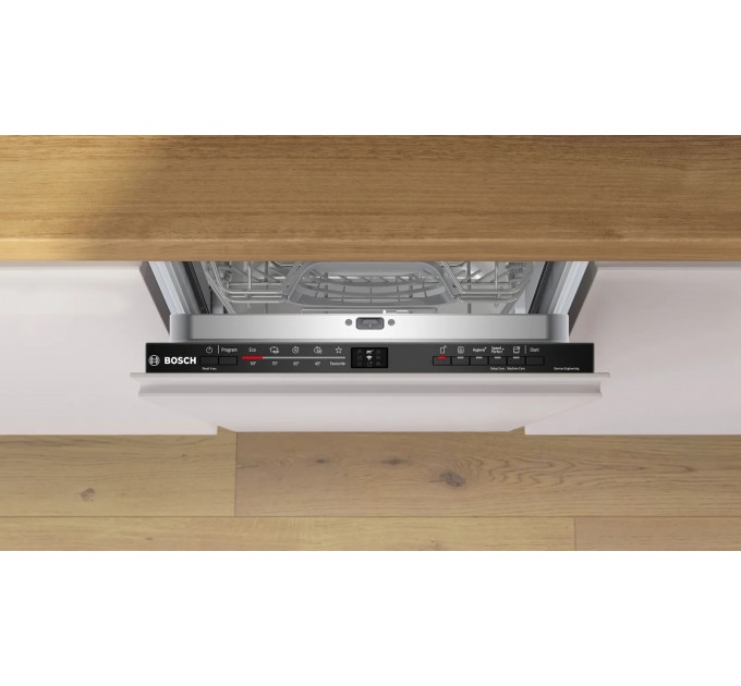 Посудомоечная машина Bosch встраиваемая, 10компл., A++, 45см, дисплей, 3я корзина, белый