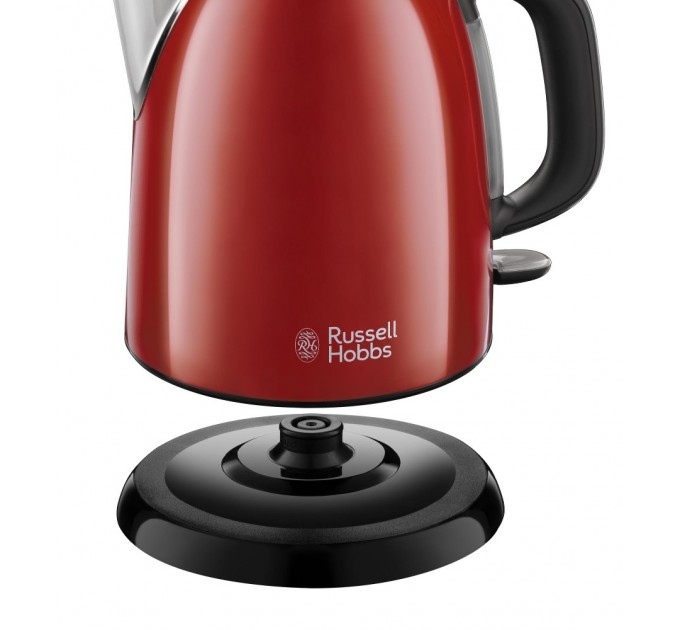 Электрочайник Russell Hobbs Colours Plus Mini 1л, металл, красно-черный